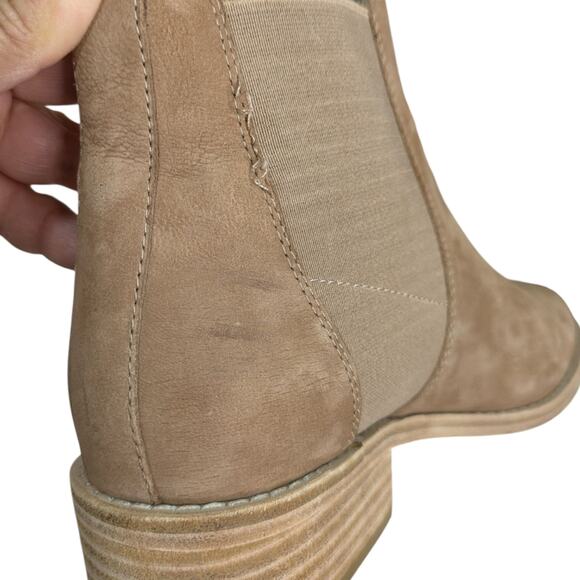 Eileen Fisher Ankle Boots Chelsea 8 Blink Tumbled Nubuck Booties - Picture 6 of 13